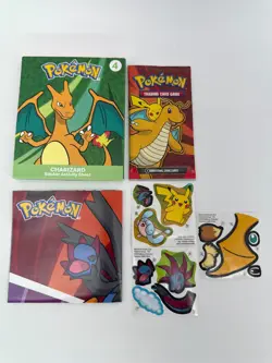 2024 McDonald’s Pokemon Lot x17 Charizard Sticker Sheets + Cards & Stickers - Image 4
