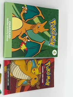 2024 McDonald’s Pokemon Lot x17 Charizard Sticker Sheets + Cards & Stickers - Image 5
