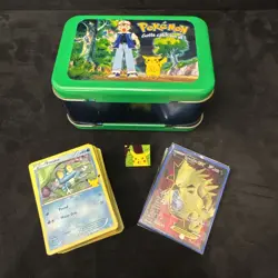 Pokemon Card Lot card tin box pin collection collectible - Image 1