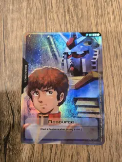 Amuro RX-78-2 Resource RP-003 Gundam Card Game TCG Foil Promo English - Image 1