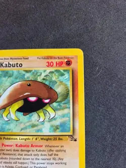 Pokemon TCG 1st Edition Kabuto 50/62 Fossil Set Non Holo WOTC VTG 1999 LP - Image 4