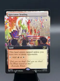 Spectator Seating (Extended Art) 495 Commander: Marvel Super Heroes MTG NM - Image 1