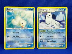 Pokemon Tcg Seel 125/147 & Dewgong 24/147 Supreme Victors Non Holo - Image 1