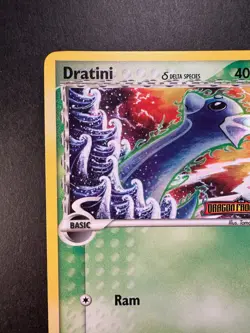 2006 POKEMON DRATINI EX DRAGON FRONTIERS 46/101 REVERSE FOIL STAMPED - Image 2