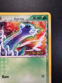 2006 POKEMON DRATINI EX DRAGON FRONTIERS 46/101 REVERSE FOIL STAMPED - Image 3