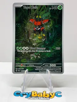 Pokemon Tapu Bulu 065/064 Shrouded Fable Scarlet & Violet Illustration Rare - Image 1