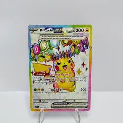 Pokemon Pikachu EX Full Art Holo Special Illustration Rare 219/191 HP200 - Image 1