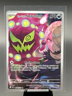 Pokemon Cynthia's Spiritomb 244/217 Me: Ascended Heroes Holo Illustration Rare - Image 1