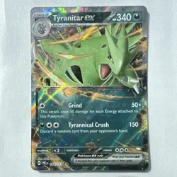 Tyranitar ex 064/131 SV: Prismatic Evolutions Holo Double Rare English 340 HP - Image 1