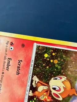 Chimchar 76/130 Cosmos Holo Diamond & Pearl Pokemon Cards Double Swirl - Image 3