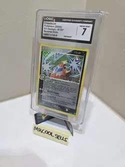 Pokemon Crawdaunt 6/107 EX Deoxys Reverse Holo Stamped 2005 CGC 7 English - Image 3