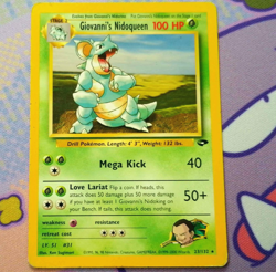 Giovanni's Nidoqueen - 23/132 Gym Challenge Unlimited MP/HP - Image 1