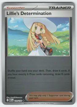 Pokemon TCG | Reverse Holo Lillie's Determination |#119/132 ME01: Mega Evolution - Image 1