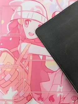 Dawn And Her Piplup Pokemon Playmat With Zones OPCG TCG Card Game PlayMat - Image 3