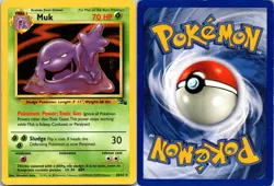Muk 28/62 Fossil Pokemon TCG Unlimited R DMG - Image 3