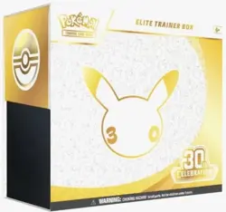 Pokemon TCG 30th Celebration Elite Trainer Box English 9 Packs 2025 - Presale - Image 1