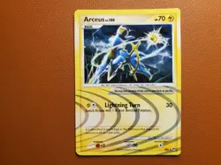 Arceus Electric Type AR6 Holo Rare Platinum Secret Rare Pokemon TCG LP - Image 1