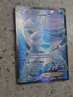 Pokemon Glaceon EX Full Art Holo Ultra Rare Fates Collide 116/124 Card - Image 2