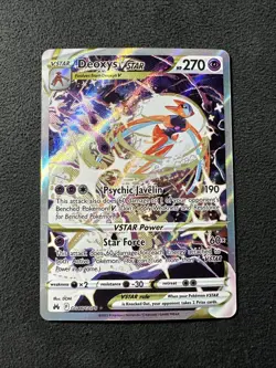 Pokemon Deoxys VSTAR GG46/GG70 Crown Zenith Holo Full Art - Image 1