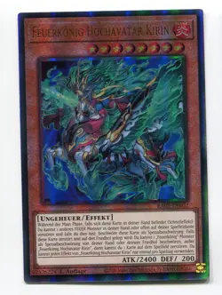 Yu-Gi-Oh! Feuerkonig Hochavatar Kirin Ultimate Rare RA05-DE032 - Image 1