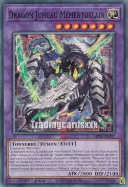 Yu-Gi-Oh! Dragon Jumeau Mementotlain : C LEDE-FR037 - Image 1