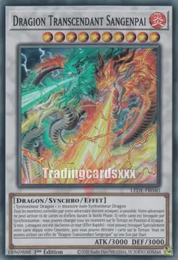 Yu-Gi-Oh! Dragion Transcendant Sangenpai : SR LEDE-FR040 - Image 1