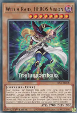 Yu-Gi-Oh! Witch Raid, HEROS Vision : C BLC1-FR098 - Image 1