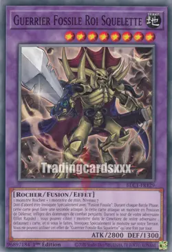 Yu-Gi-Oh! Guerrier Fossile Roi Squelette : C BLC1-FR129 - Image 1