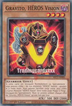 Yu-Gi-Oh! Gravito, HEROS Vision : C BLC1-FR084 - Image 1