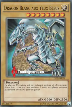 ♦Yu-Gi-Oh!♦ Dragon Blanc aux Yeux Bleus (V.3) : LDK2-FRK01 - Image 1