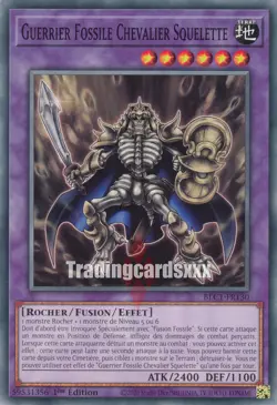 Yu-Gi-Oh! Guerrier Fossile Chevalier Squelette : C BLC1-FR130 - Image 1