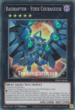 Yu-Gi-Oh! Raidraptor - Strix Courageuse : SR PHNI-FR046 - Image 1