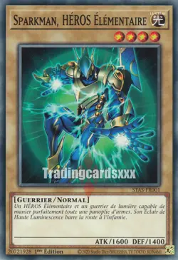Yu-Gi-Oh! Sparkman, HEROS Elementaire : C STAS-FR001 - Image 1