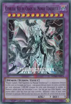 Yu-Gi-Oh! Clorless, Roi du Chaos du Monde Tenebreux : SR MZMI-FR014 - Image 1
