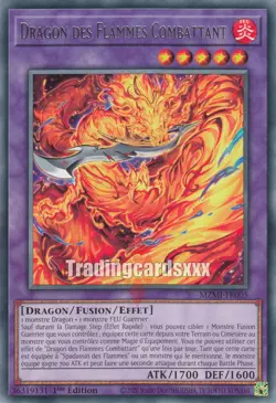 Yu-Gi-Oh! Dragon des Flammes Combattant : R MZMI-FR005 - Image 1