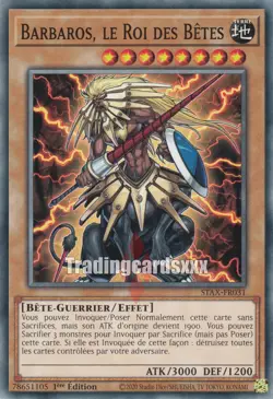 Yu-Gi-Oh! Barbaros, le Roi des Betes : C STAX-FR031 - Image 1