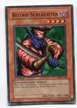 Yu-Gi-Oh! Bistro Schlachter Common MRD-G108 - Image 1