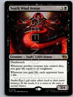 South Wind Avatar 0078 Rare Teenage Mutant Ninja Turtles Magic: The Gathering NM - Image 1