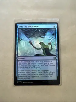 MTG Into the Flood Maw BLB 0052 U NM FOIL - Image 1
