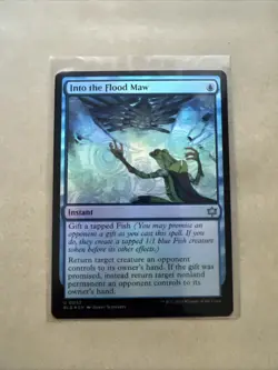 MTG Into the Flood Maw BLB 0052 U NM FOIL - Image 2
