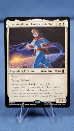 Captain Marvel, Earth's Protector 11 Mythic MTG MSH NM - Image 1