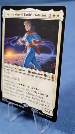 Captain Marvel, Earth's Protector 11 Mythic MTG MSH NM - Image 4