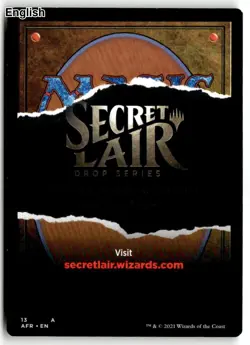 MTG Dog Illusion Token [AFR - 3] LP - Image 3