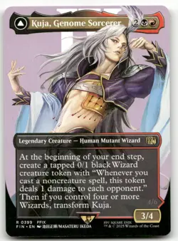 Kuja, Genome Sorcerer (Borderless) #399 (NM) Final Fantasy FIN Magic MTG - Image 1