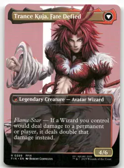 Kuja, Genome Sorcerer (Borderless) #399 (NM) Final Fantasy FIN Magic MTG - Image 2