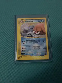 2003 Piloswine H22/H32 Skyridge Holo Pokemon Card - Image 1