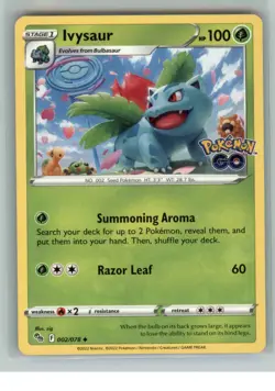 Ivysaur 002/078 Uncommon Pokemon GO Pokemon - Image 1