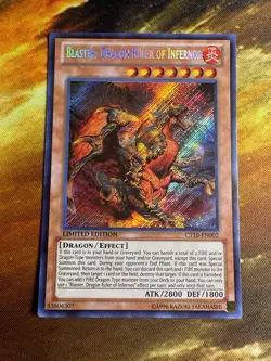 Yu-Gi-Oh! Blaster, Dragon Ruler of Infernos CT10-EN002 Secret Rare Limited NM - Image 3