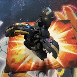 Bakugan Neo Dragonoid Bakubronze Black Gold Pyrus 650G New Vestroia RARE - Image 2