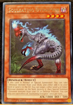 Yu-Gi-Oh! - Souleating Oviraptor WISU-EN012 Rare - 1st Ed - NM/M - Image 1